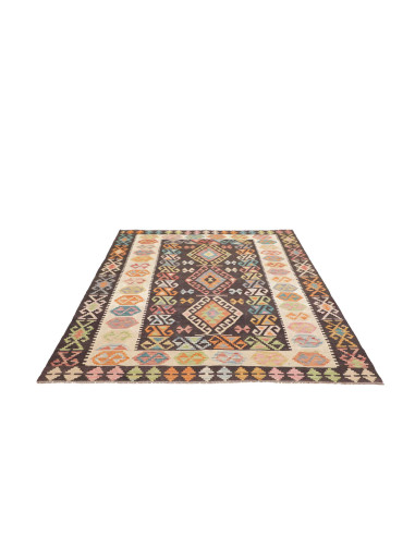 Hand Made Rug Kilim Afghanistan 175x242 Dark Br
