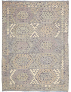 Hand Made Rug Kilim Afghanistan 177x242 Blue Gr