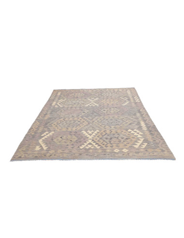 Hand Made Rug Kilim Afghanistan 177x242 Blue Gr