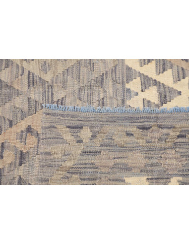 Hand Made Rug Kilim Afghanistan 177x242 Blue Gr