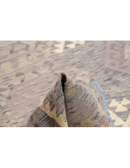 Hand Made Rug Kilim Afghanistan 177x242 Blue Gr