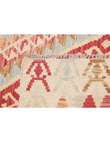 Hand Made Rug Kilim Afghanistan 180x238 Red Cre