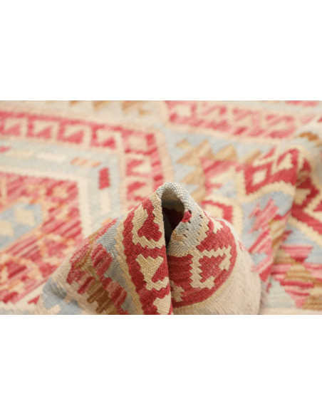 Hand Made Rug Kilim Afghanistan 180x238 Red Cre