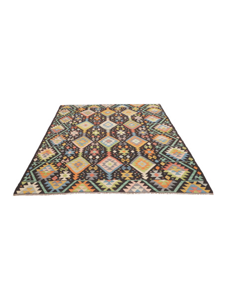 Hand Made Rug Kilim Afghanistan 175x237 Black P