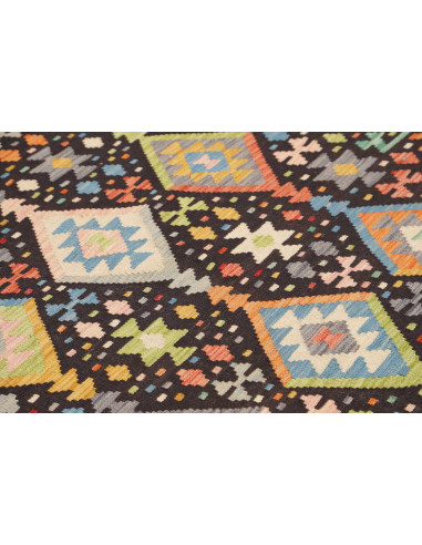 Hand Made Rug Kilim Afghanistan 175x237 Black P