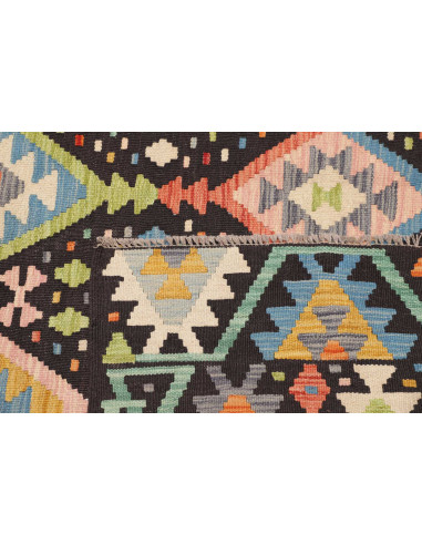 Hand Made Rug Kilim Afghanistan 175x237 Black P