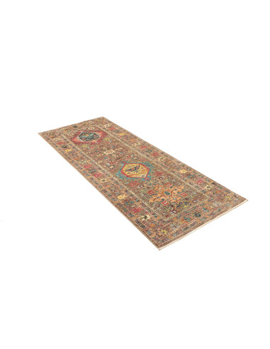 Tappeto Tribal Pakistan 78x203 Marrone Terroso