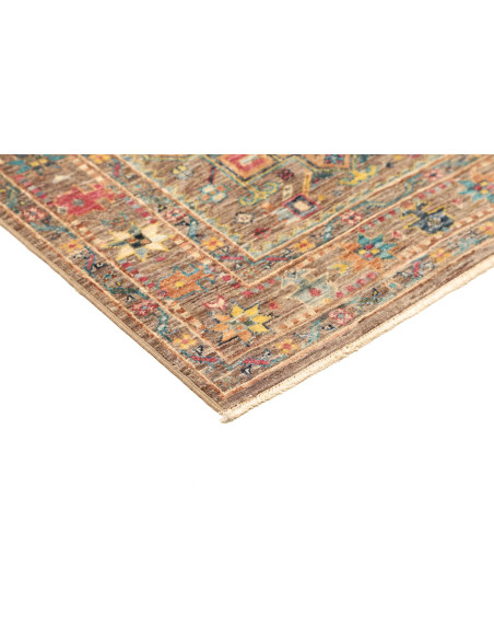 Tappeto Tribal Pakistan 78x203 Marrone Terroso