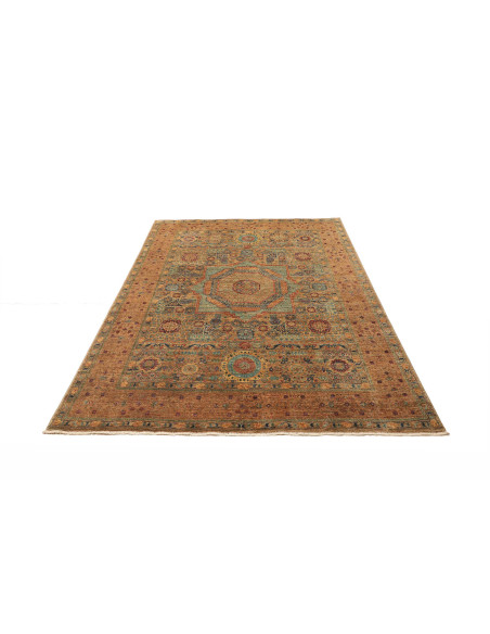 Rug Mamlouk Pakistan 148x201 Golden Bronze Blue