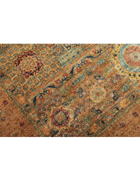 Rug Mamlouk Pakistan 148x201 Golden Bronze Blue
