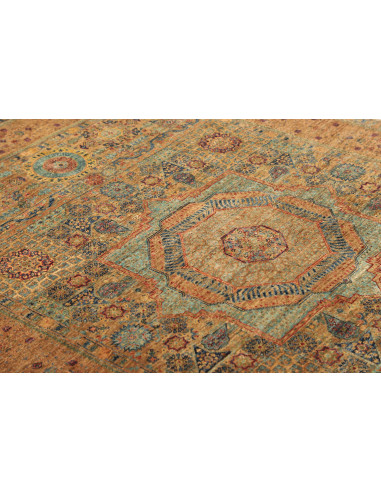 Tappeto Mamlouk Pakistan 148x201 Bronzo Dorato