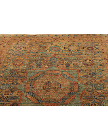 Tappeto Mamlouk Pakistan 148x201 Bronzo Dorato
