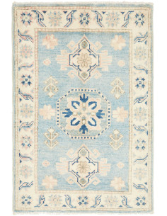 Hand Made Rug Kazak Afghanistan 59x85 Light Blu