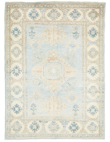 Hand Made Rug Kazak Afghanistan 86x119 Light Bl