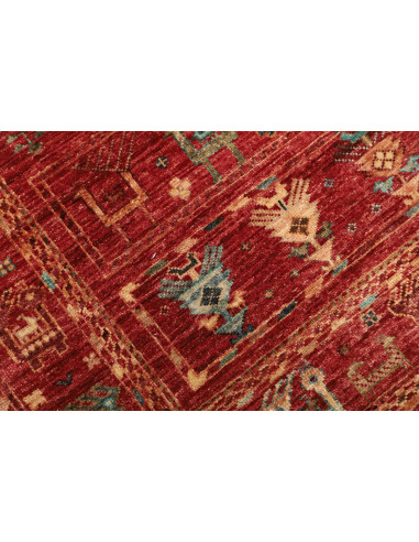 Rubin 101x151 Cm Rubin, Pakistan, Lana Cardata A Mano