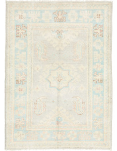 Hand Made Rug Kazak Afghanistan 66x92 Light Blu