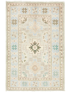 Hand Made Rug Kazak Afghanistan 62x93 Light Blu