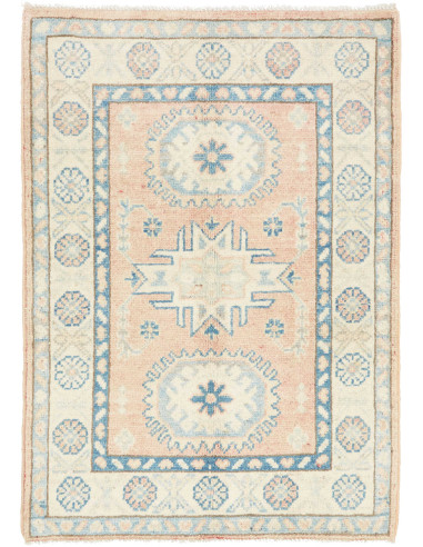 Hand Made Rug Kazak Afghanistan 66x92 Peach Pin