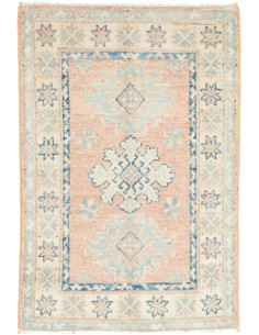 Hand Made Rug Kazak Afghanistan 63x92 Salmon Li