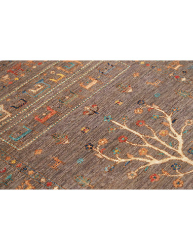 Hand Made Rug Rubin Pakistan 100x149 Graphite B
