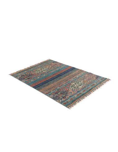 Hand Made Rug Rubin Pakistan 102x147 Blue Orang