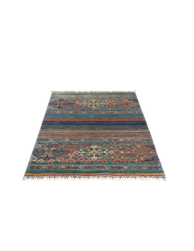 Hand Made Rug Rubin Pakistan 102x147 Blue Orang