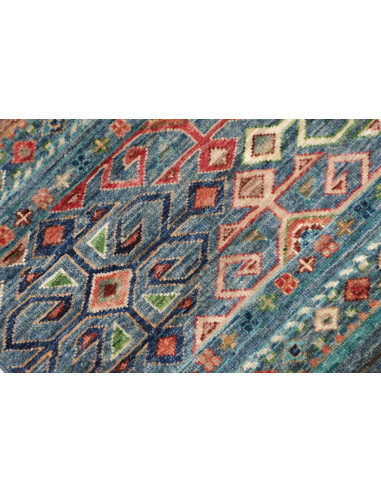 Hand Made Rug Rubin Pakistan 102x147 Blue Orang