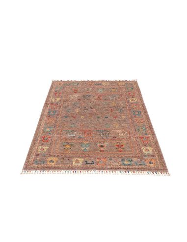 Hand Made Rug Rubin Pakistan 103x154 Terracotta
