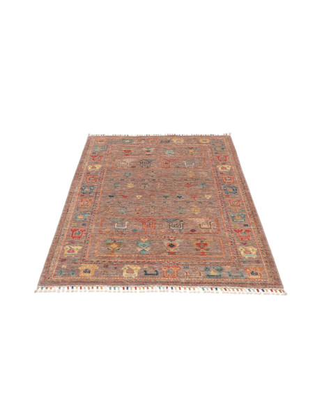 Hand Made Rug Rubin Pakistan 103x154 Terracotta