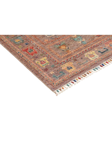 Hand Made Rug Rubin Pakistan 103x154 Terracotta