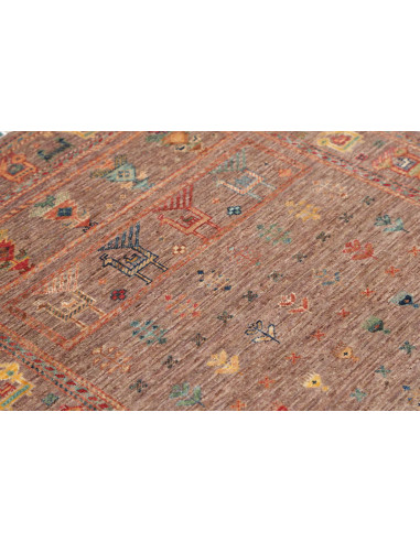 Hand Made Rug Rubin Pakistan 103x154 Terracotta