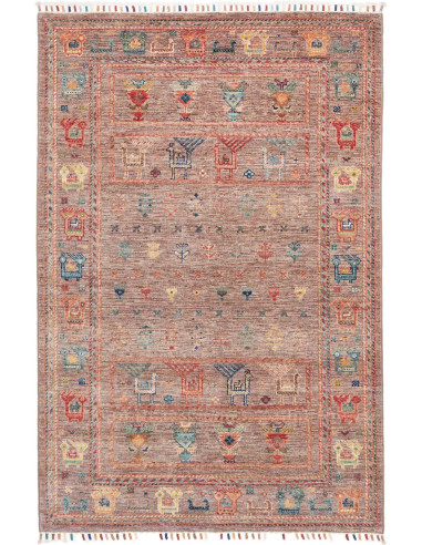 Hand Made Rug Rubin Pakistan 103x156 Earth Mult