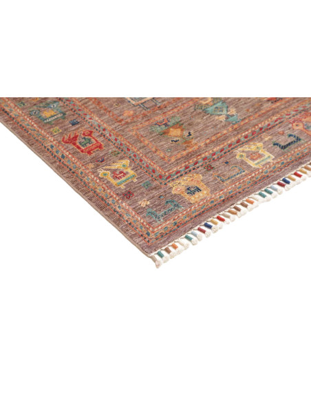 Hand Made Rug Rubin Pakistan 103x156 Earth Mult