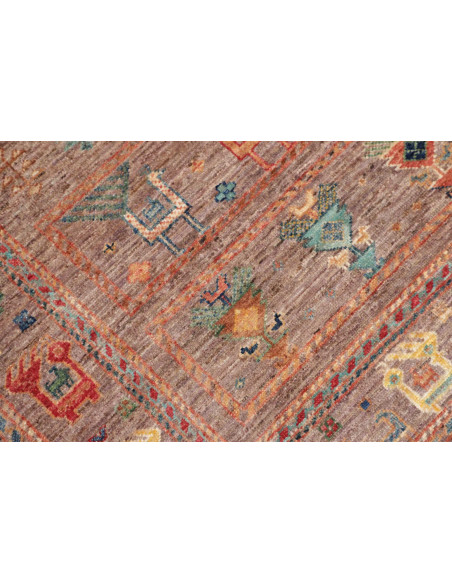 Hand Made Rug Rubin Pakistan 103x156 Earth Mult