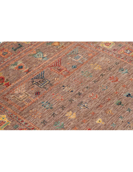 Hand Made Rug Rubin Pakistan 103x156 Earth Mult