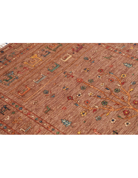 Hand Made Rug Rubin Pakistan 97x154 Terracotta