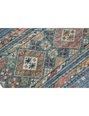 Hand Made Rug Rubin Pakistan 99x157 Petrol Blue