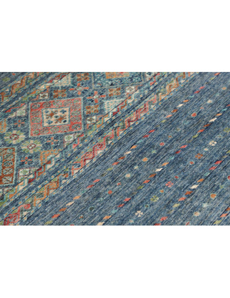 Hand Made Rug Rubin Pakistan 99x157 Petrol Blue