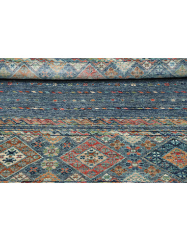 Hand Made Rug Rubin Pakistan 99x157 Petrol Blue