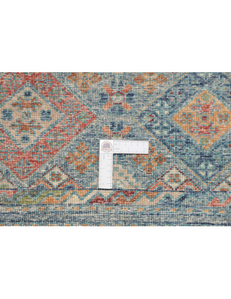 Hand Made Rug Rubin Pakistan 99x157 Petrol Blue