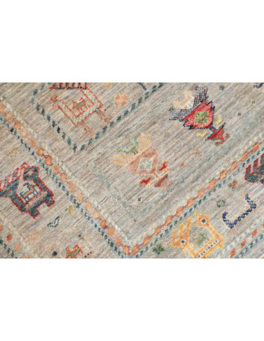 Hand Made Rug Rubin Pakistan 100x150 Sage Green