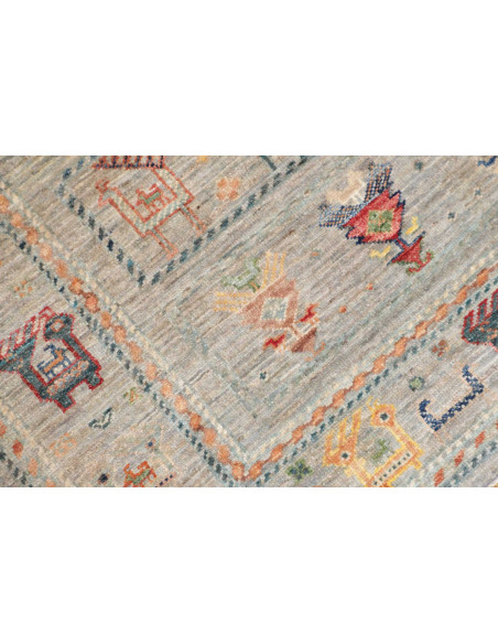 Hand Made Rug Rubin Pakistan 100x150 Sage Green