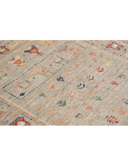 Hand Made Rug Rubin Pakistan 100x150 Sage Green