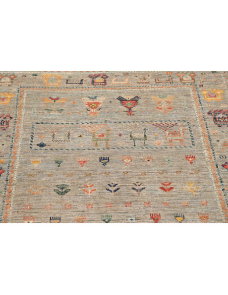 Hand Made Rug Rubin Pakistan 100x150 Sage Green