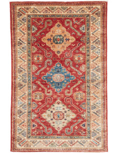 Hand Made Rug Kazak Fine Pakistan 101x153 Red B