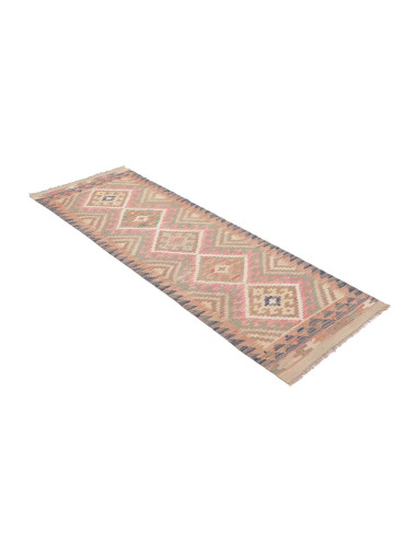 Rug Kilim Afghanistan 67x194 Light Pink Sage Gr