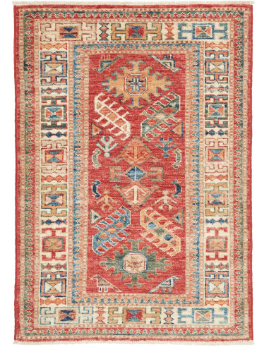 Hand Made Rug Kazak Fine Pakistan 69x99 Terraco
