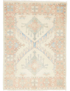 Hand Made Rug Kazak Afghanistan 65x88 Cream Ter