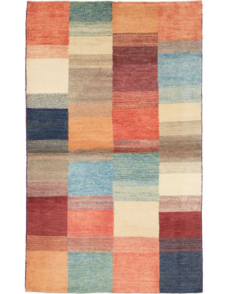 Hand Made Rug Mosaic Pakistan 89x148 Terracotta