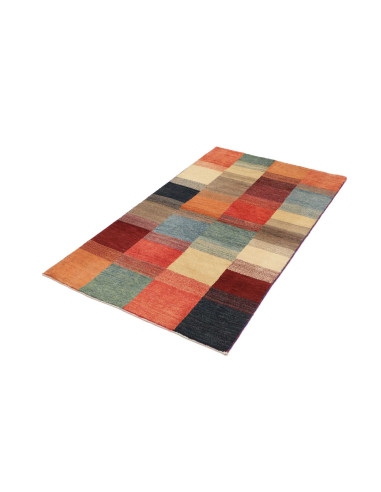 Hand Made Rug Mosaic Pakistan 89x148 Terracotta